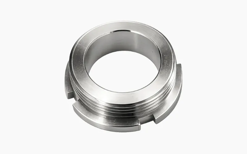 cnc machined bearing locknut part