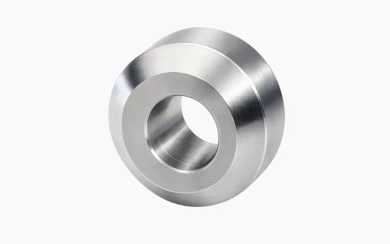 machined stainless steel flanged spacer