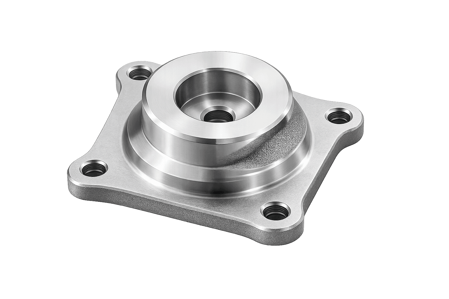 cnc machined flange housing part