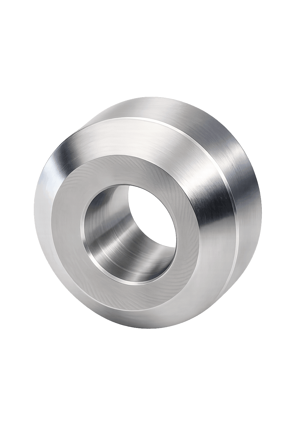 machined stainless steel flanged spacer