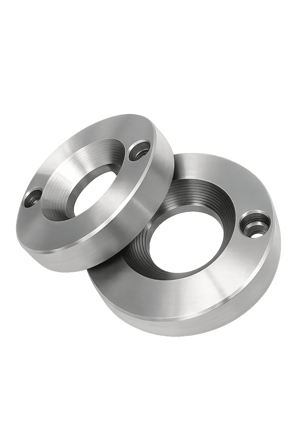 cnc machined stainless steel locking flange